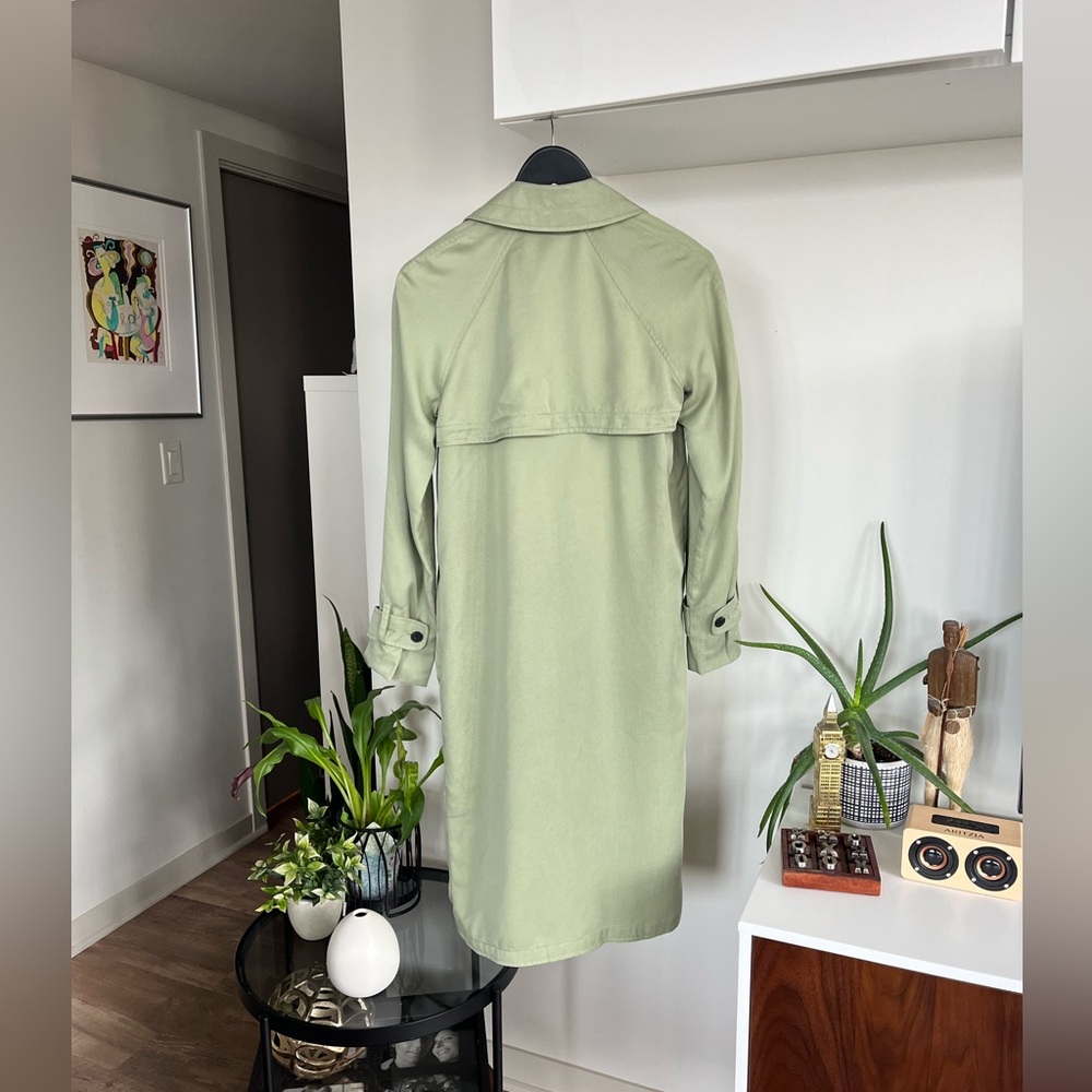 Aritzia Babaton Lawson new Trench Formal Business Casual Relaxed Spring Coat - Picture 9 of 12